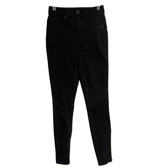 Fashion Nova Black High Waisted Skinny Jeans Womens Juniors Size 3 - Picture 1 of 8